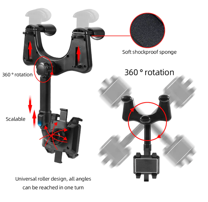360° Rotatable Car Mobile Phone Holder