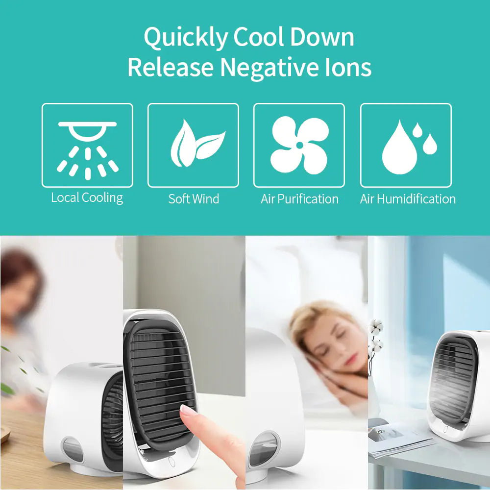 Portable 3 Wind Speed Mini Air Conditioner