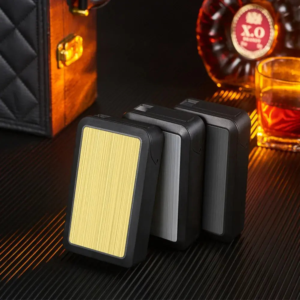 20Pcs Cigarette Case with Built-in Tungsten Lighter, USB Rechargeable